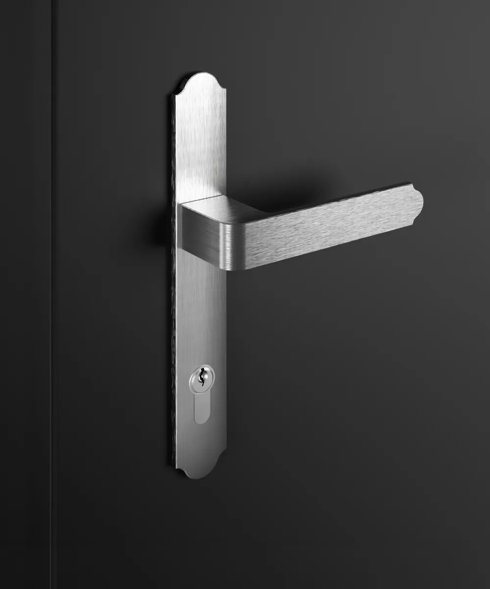 Dörrhandtag H6 (silverfärgat)