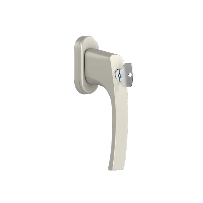 MISTRAL - Fönsterhandtag med nyckel - RAL9001