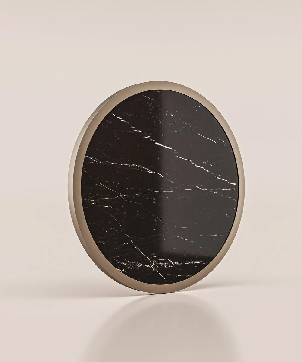 Rund fylld (Anodic Bronze och Maraqina)
