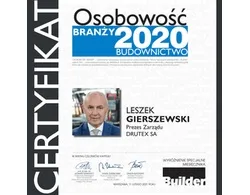 DRUTEX - LESZEK GIERSZEWSKI - Byggbranschens personlighet – 2020