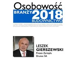 Leszek Gierszewski - Ordförande vid DRUTEX S.A. Byggbranschens personlighet 2018